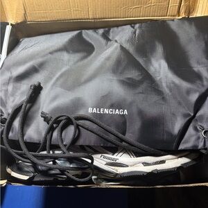 Balenciaga Black and White Sneakers (Used)